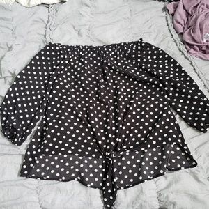 Polka dot top
